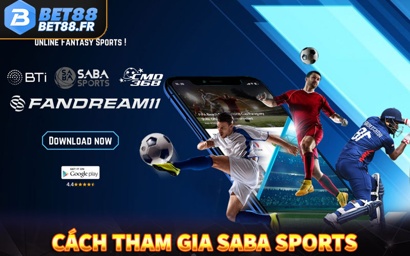 Hướng dẫn các bước tham gia cá cược Saba Sports tại bet88 